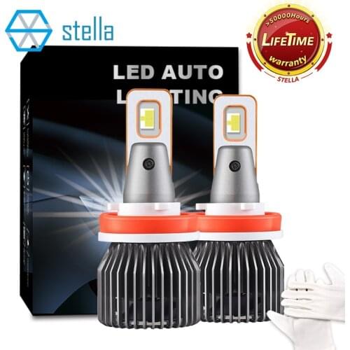 Stella Super Bright h7 led 70w Car Headlights H4 led for car H1 H8 H11 9005 HB3 9006 HB4 led CANBUS Automobiles 25000LM 6500k