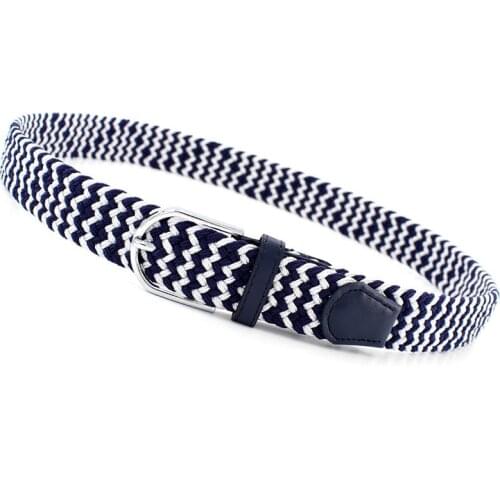 Plain Webbing Metal Pin Buckle Woven Stretch Canvas Waistband Casual Men Womens Canvas Belt Trousers Jeans Belt