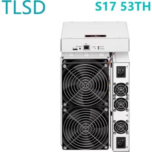 TLSD Used Bitcoin Antminer S17 53TH With SHA256 Algorithm Bitcoin Mining Hardware