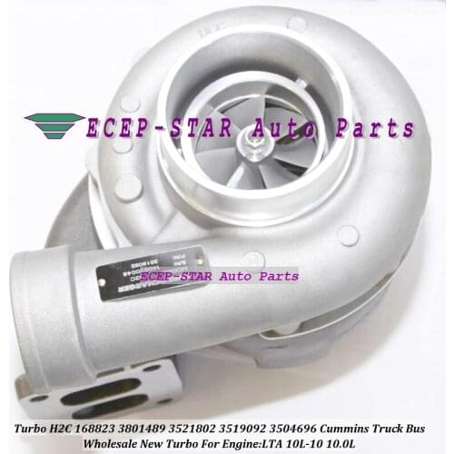 Turbo H2C 168823 Turbine Turbocharger 3801489 3521802 3519092 3504696 3801489RX For Cummin*s Truck Bus LTA 10L-10 10.0L