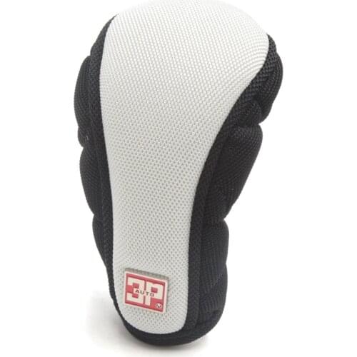 Uxcell Universal Automatic 6 Style Nylon Zipper Car Shift Hand Gear Knob Lever Cover Protector 12x7cm