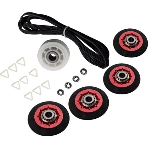 Dryer Repair Kit Includes 3396802 For Maytag Drum Roller + Belt 661570 4392067