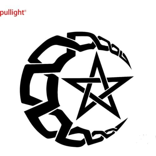 Witchcraft Moon Star Surrounded By Divine Blessing Car Sticker for Motorhome Wall Motorcycles Vinyl Decal