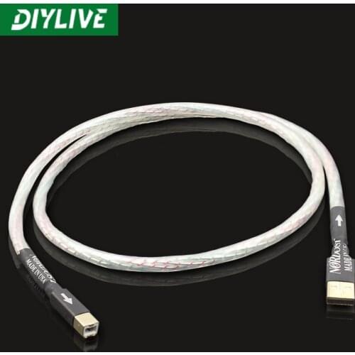USB external sound card DAC decoder cable HIFI fever audio cable A-B square mouth