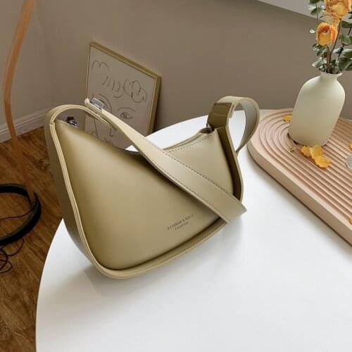 Pu Leather Adjustable Shoulder Strap Shoulder Bags for Women 2021 New Womens Handbags Casual Zipper Crossbody Bag Sac Epaule