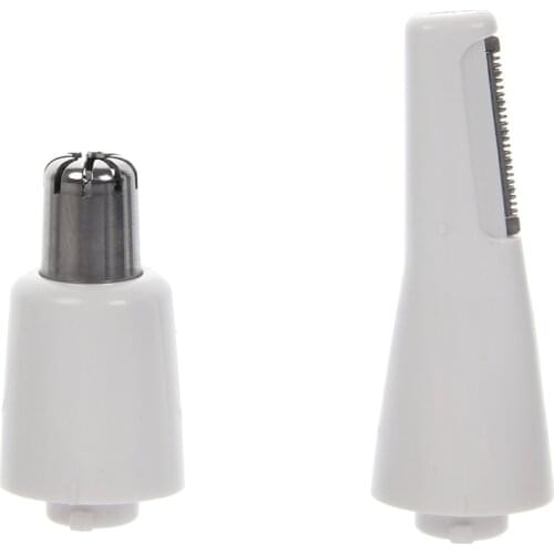 1 Set Electric Facial Nose Eyebrow Hair Trimmer Shaver Epilator for Men Women Battery-Operated - Size 0.6x 0.6 x 5.1in