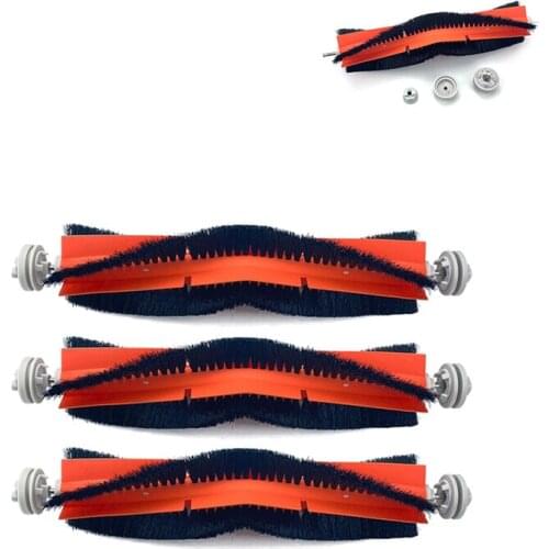 3Pcs Detachable Main brush for Xiaomi 1C Mi Robot Vacuum-Mop STYTJ01ZHM Cleaning Robot Accessories Centre Roller brush for 1 C
