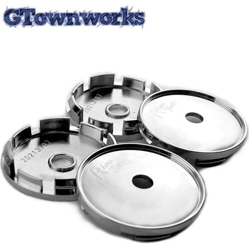 4 Pcs Chrome 61mm Standard Wheel Center Hub Cap for Alloy Rim Accessories 56mm Emblem Badge Holders