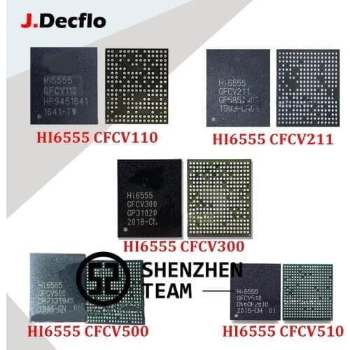 JDecflo 5Pcs/Lot PMIC Hi6555 GFCV100 GFCV211 GFCV300 GFCV500 GFCV510 Power Supply IC For HUAWEI HONOR 6X 9 LITE 9X Pro Nova7