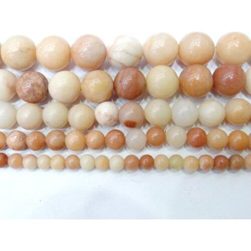 Natural Stone Pink Aventurine Beads In Loose 15" Strand 4 6 8 10 12 MM Pick Size Fit DIY Charms beads For Jewelry Making