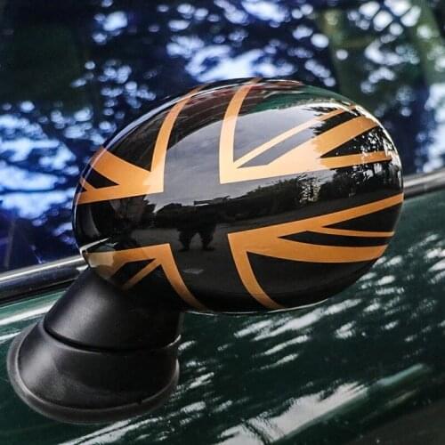 For Mini Cooper 2016-2018 2PCS ABS Colorful Car Side Door Rearview Mirror Protect Frame Cover Trims Car Styling Accessories
