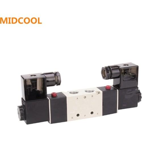 Solenoid valve 5/2 5/3 Way for 4V310-08 4V320-08 4V330C-08 4V330E-08 4V310-10 4V320-10 4V330E-10 4V330P-10