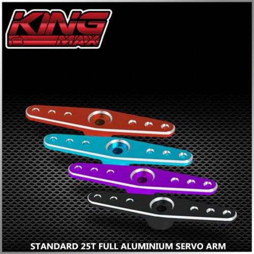 KINGMAX standard 25T KSA003-2 CNC MACHINED FULL ALUMINIUM SERVO ARM