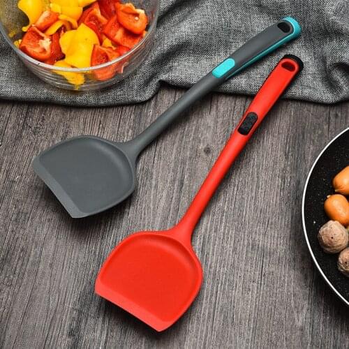 Kitchen Silicone Spatula Integrated Silicone Spatula Kitchen Utensils Chinese High And Low Temperature Resistance Silent Design