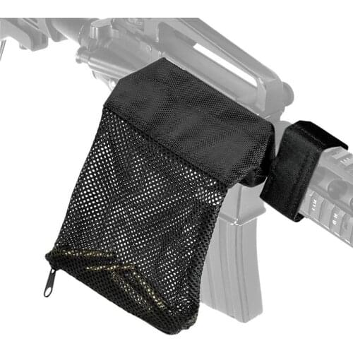 Brass catcher black Portable Tactical storage bagHunting gun accessories Zipper design