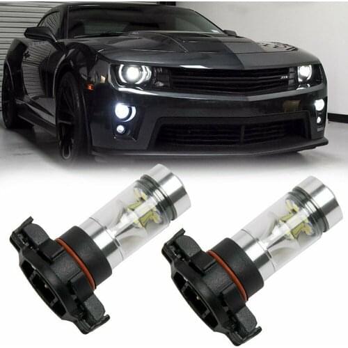 LKT 1PCSH16 5202 LED Headlight Bulb Fog Lamp 12V White 100W H16 LED Lights for Car
