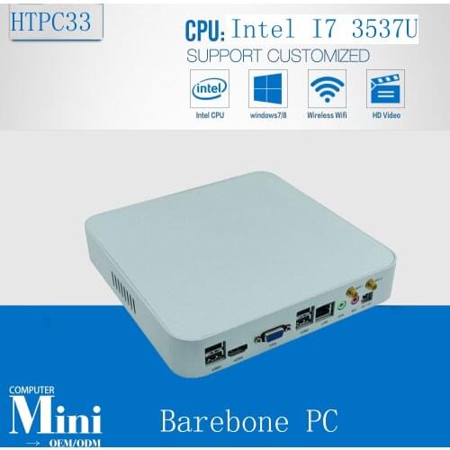 X86 Computing Cheap Mini PC Windows 7 Mini Nuc Smart PC Intel Core i7 3537U 2GHz BAREBONE 300M Wifi