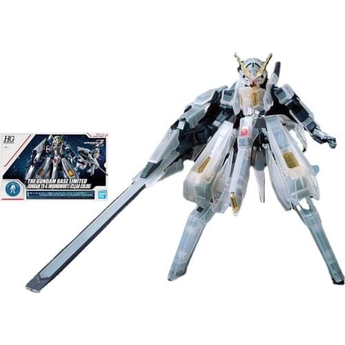 Bandai Gundam Model Kit Anime Figure HGUC AOZ TR-6 Woundwort Clear Color Genuine Gunpla Action Toy Figure Toys for Children