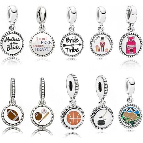 New Bridal Horde Brave Freedom Grounds Nutcracker University Basketball Soccer Baseball Golf Pendant Original Female Jewelry