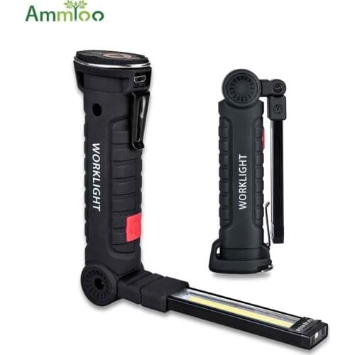 Portable Rechargeable COB Led Working Lights Waterproof Camping Travel Led flashlight With Magnet/Hook Hanging Emergency Lights