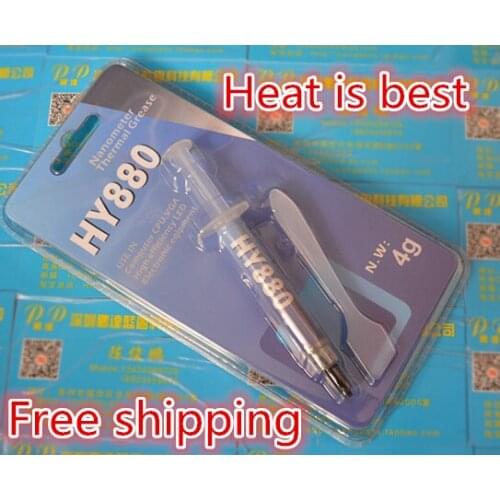Grey Thermal Grease HY880 the best Heatsink Compound Paste For CPU GPU VGA Best cooling effect Free Shipping