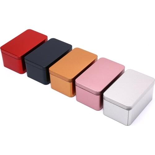 Tin Box Metal Tin Jars Iron Tea Box Cookies Case Small Things Storage Boxes Bins Biscuit Container Candy Chocolate Organizer