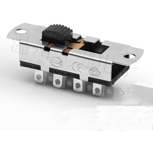 1pc toggle switch SS-23L03 double row 8 feet 3-gear household appliance with threaded hole sliding switch