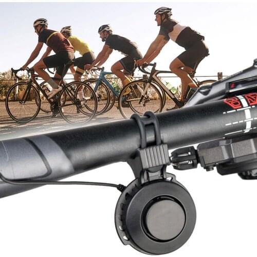 1PC USB Rechargeable Waterproof Electronic Bicycle Horn Loud Volume strong Cycling Handlebar Electric Bike Ring Mini Alarm Bells