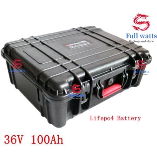 36v Lifepo4 battery 100ah 36v lifepo4 waterproof lithium battery pack 36v 100ah battery for boat propeller/motor,solar energy