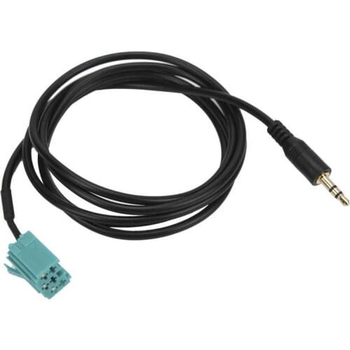 ABS Car Audio Cable 3.5mm AUX Stereo Input Adapter Fit for Renault Clio/Megane/Espace/Kangoo/Laguna/Scenic/Trafic 2005‑2011