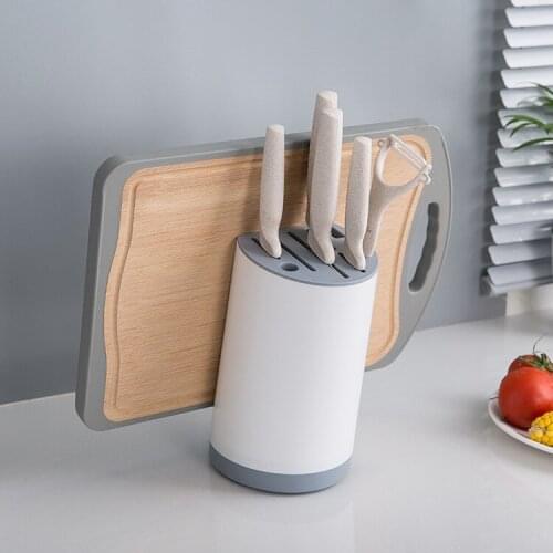 Autonomy Design Concise More Function Kitchen Tool Accept Frame Kitchen Knife Rack Plate Rack Chopping Block Frame