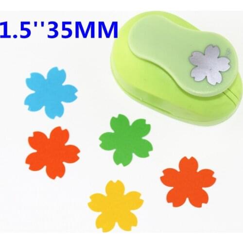 Free ship Cherry blossoms punch paper cutter crafts scrapbook Embossing device kid hole punches cortador de papel S2934-8
