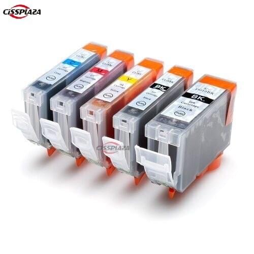 CISSPLAZA 3sets pgi5 PGI-5 BK CLI-8 BK/C/M/Y INK cartridge for Canon MP610 MP530 MP800 MP810 MP830 MP900 MX850 ink
