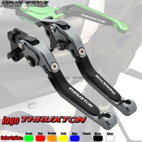 CNC Adjustable Motorcycle Brake Clutch Levers For THRUXTON 2004 2005 2006 2007 2008 2009 2010 2011 2012 2013 2014 2015