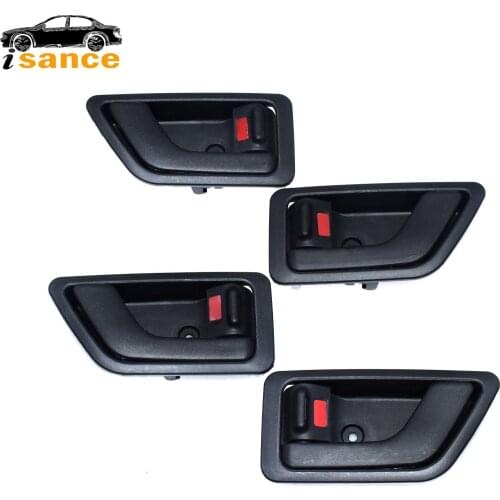 ISANCE NEW ( 82610-1C000,82620-1C000 ) Interior Inside Chrome / Black Door handle Front Rear LH RH For Hyundai Getz