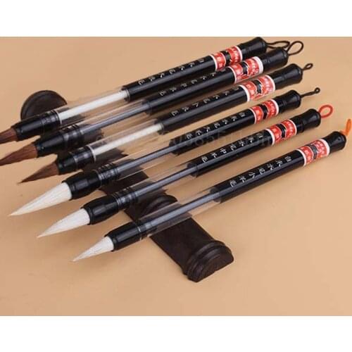 Piston Water Brush Chinese Japanese Calligraphy Pen Adjustable Piston Writing Brush