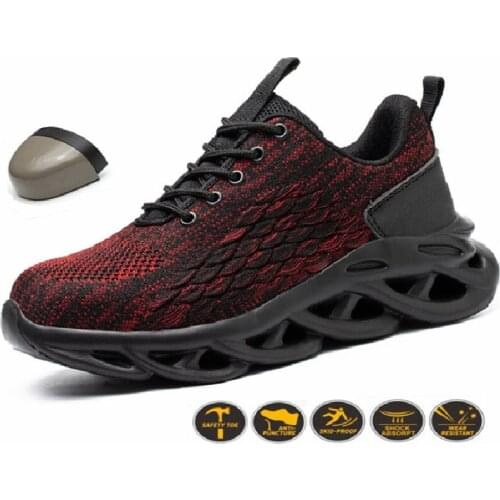 Classic Brand Designer Mens Sneakers Construction Work Safety Shoes Mens Boots Light Cushioning Breathable Work Boots