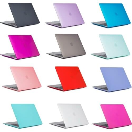 Matte New laptop Case For APPle MacBook Air Pro Retina 11 12 13 15 mac Book 15.4 13.3 inch with Touch Bar Sleeve Shell Cover