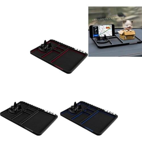 Multifunctional Car Anti-Slip Mat Auto Phone Holder Non Slip Sticky Anti Slide Dash Phone Mount Silicone Dashboard Car Pad Mat