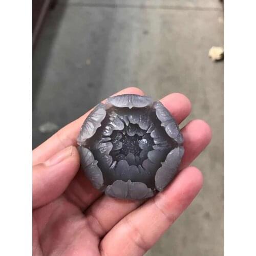 Natural 7A hetian jade Hand-Carved jade flower rose jade violet jade pendant necklace pendants jewelry jade necklaces