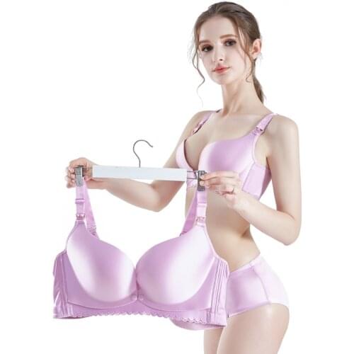 Breast baby nursing underwear / breast bra underwear / ladies breastfeeding pregnant women bra set
