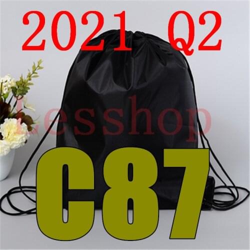 Latest 2021 Q2 BC87 New style BC 87 Bunch of pocket and Pull on the rope bag Handbag