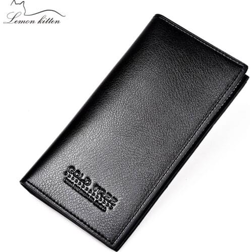 New Men Wallet Male Purse Soft Fashion Business Large Capacity Car Key Holder Purse Wallet Clutch Bag For Men 2019