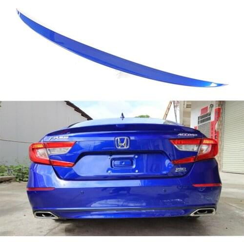 New Design 2018 streamline sport spoilers for honda accord high quality ABS material rear trunk spoiler by primer or DIY paint