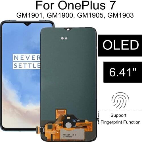 OLED LCD For Oneplus 7 1+7 GM1901 GM1900 GM1905 GM1903 OLED LCD Display Touch Screen Digitizer Assembly Replacement