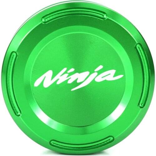 Front CNC Brake Fluid Cap Covers Master Cylinder Reservoir Fluid Plug For Kawasaki NINJA 636 ZX-6R ZX-10R 2008-2015 NINJA 1000