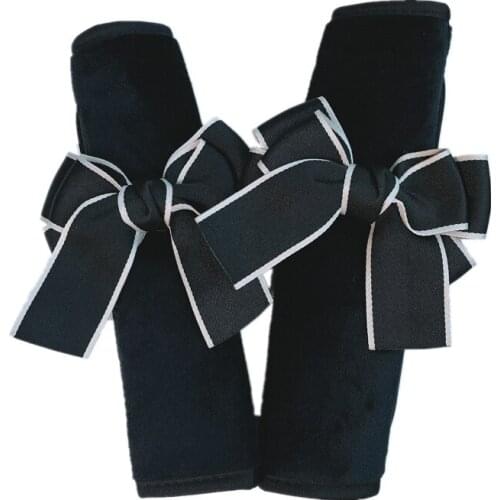 Car seat belt shoulder pads, seat belts, interior decoration supplies, interior car cartoon, soft bow, seat belt shoulder pads