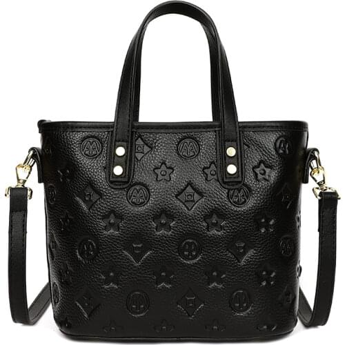 Luxury Genuine Leather Women Handbag High Quality Soft Real Cow Leather Female Shoulder Bag Fashion Business Women Leather Bag