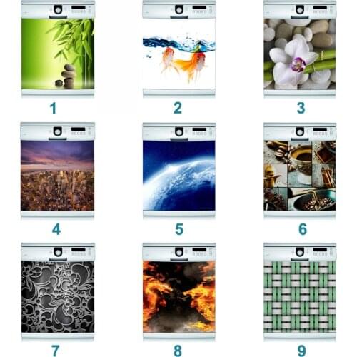 Self Adhesive Dishwasher Sticker Fridge Door Sticker Wallpaper Wall Sticker Door Cover kitchen accessories stickers walls