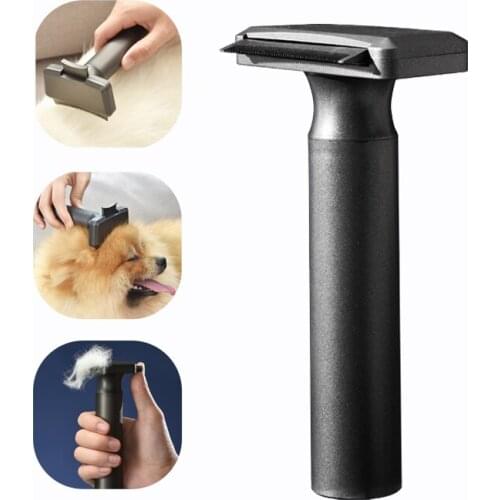 Professional Pet Shedding Grooming Tool Dog Deshedding Brush Cat Hair Remover Comb Removes Long Loose Short Hair Large Dogs Pets